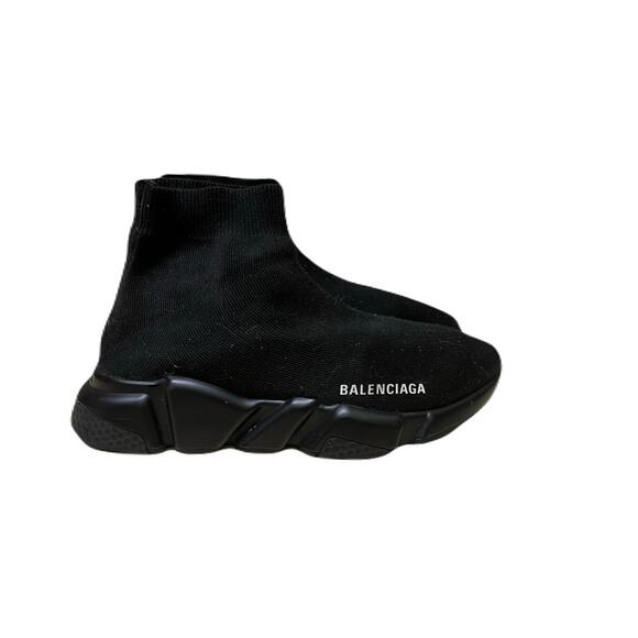 Neoprene Knit Mens Speed Sneakers Size 8 Black - Picture 1 of 6